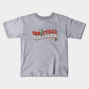 Retro Funny 70s Groovy Christmas Kids T-Shirt